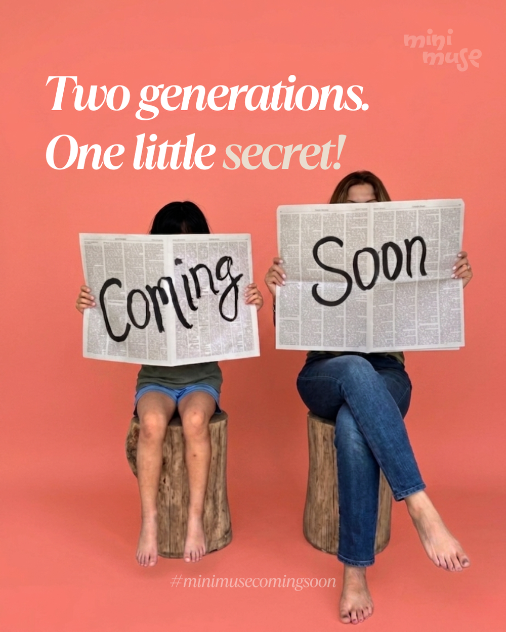 Two generations sharing Mini Muse — Coming Soon